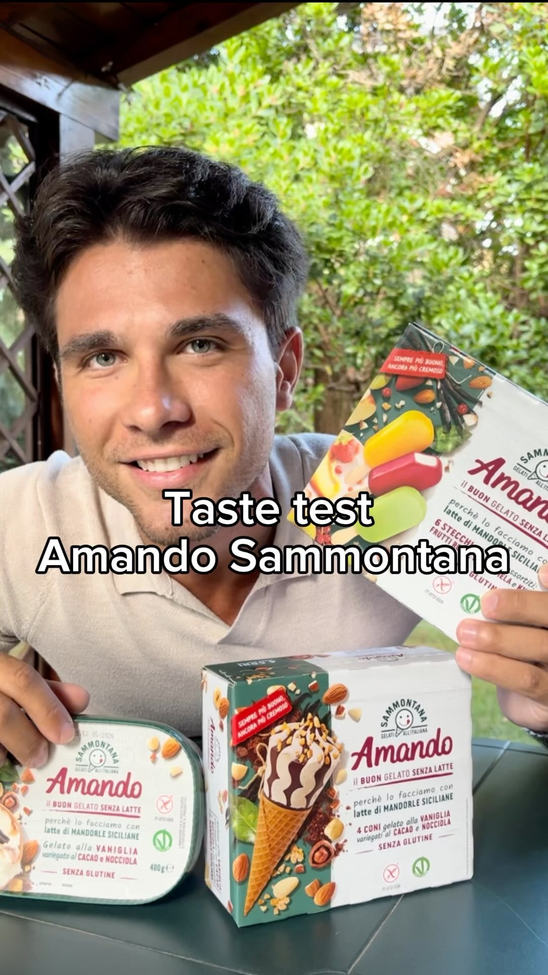 Taste test Amando Sammontana