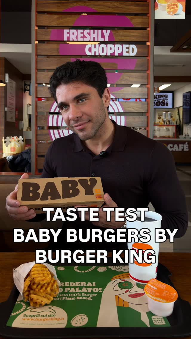 Gli iconici panini di Burger King in formato… BABY?!