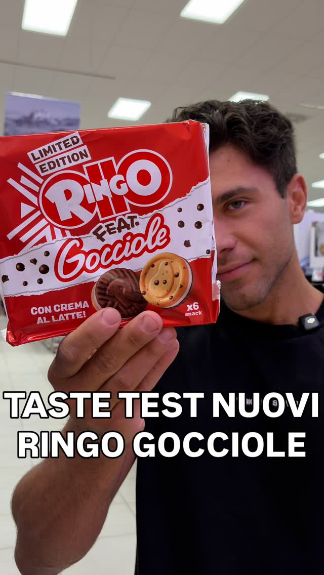 Taste test nuovi Ringo Gocciole