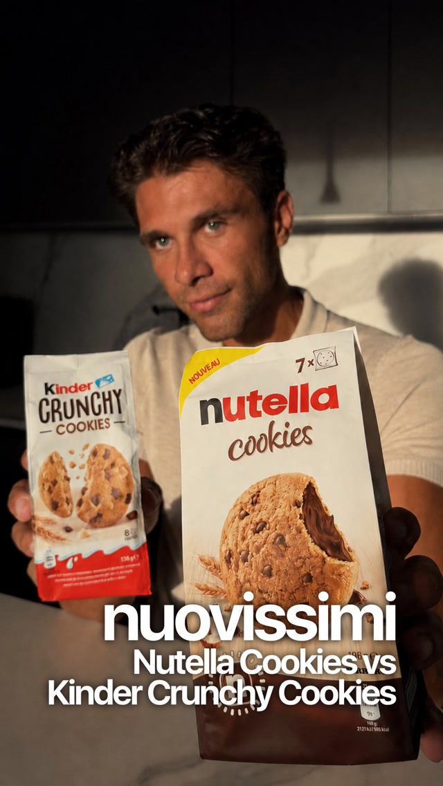 Nutella Cookies vs Kinder Crunchy Cookies: chi vince?