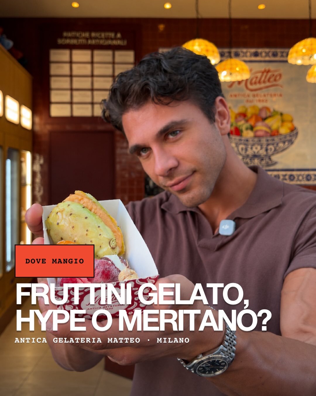 Antica Gelateria Matteo Milano: i Fruttini Gelato